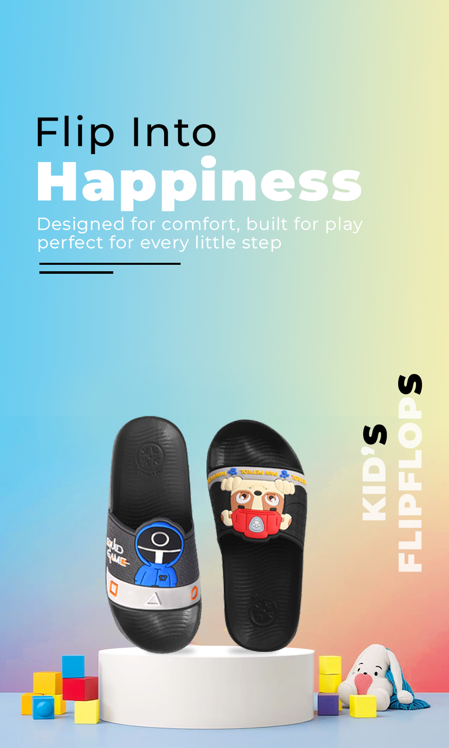 Kids sandals banner 3